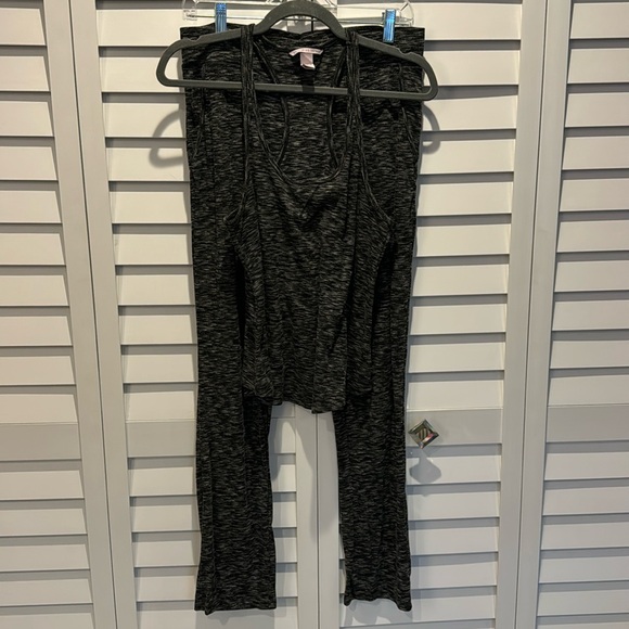 Victoria Secret Pre loved Pijamas Pant Set with Pocket and racer back Top. - Picture 1 of 9